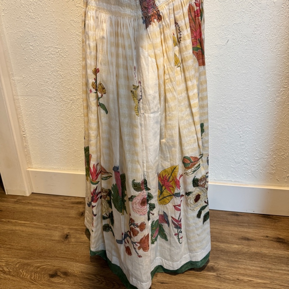 INJIRI MEDIUM cotton floral long top - Picture 6 of 11